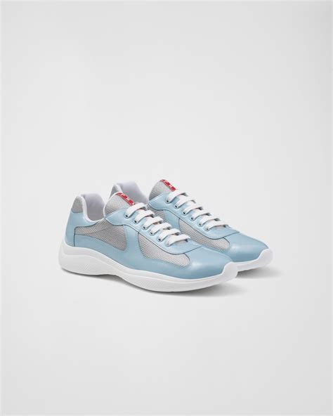 prada bike fabric sneakers grey|grey prada sneakers men.